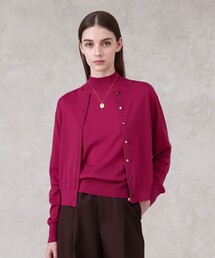 【美品】ANAYI サイドスカラップラメ プルオーバー ピンク ANAYI｜アナイのトップス（ピンク/桃色系）通販 - ZOZOTOWN