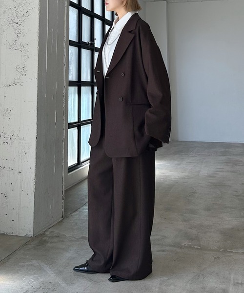 PAGEBOY（ページボーイ）の「【セットアップ対応】MIXボーンスラックス（スラックス・レディース・ブラウン/ブラック/チャコールグレー・SMALL/MEDIUM）」の18枚目の写真