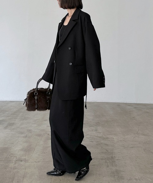 PAGEBOY（ページボーイ）の「【セットアップ対応】MIXボーンスラックス（スラックス・レディース・ブラウン/ブラック/チャコールグレー・SMALL/MEDIUM）」の6枚目の写真