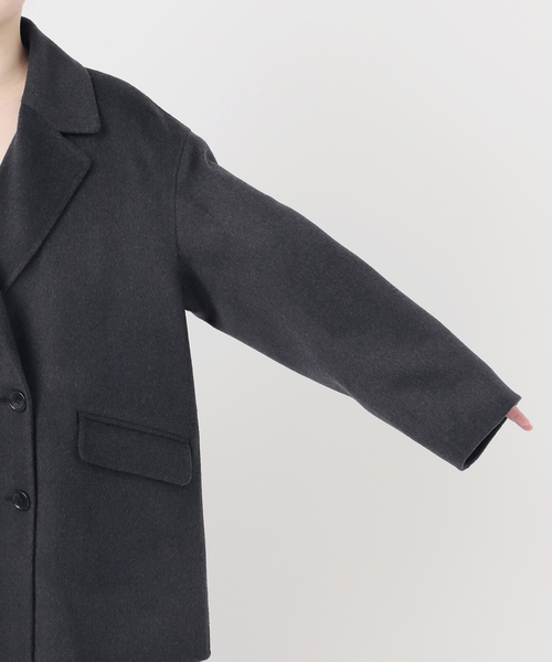 25AW新作］ウールカシミヤテーラードコート（その他アウター