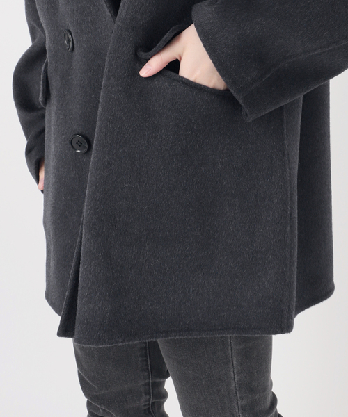 25AW新作］ウールカシミヤテーラードコート（その他アウター