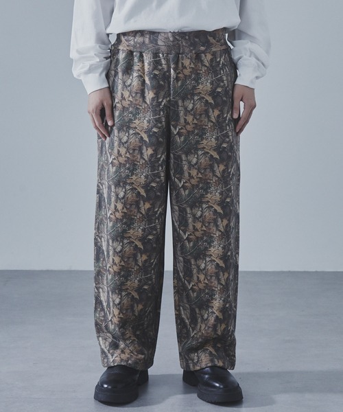 SLICK(スリック)の「【SLICK/スリック】Camouflage Print Wide Sweat Pants/カモフラージュスウェットワイドパンツ / ヘビィーウェイト/セットアップ(スウェットパンツ・メンズ・ウッドランド/リアルツリーカモ・1/2/3)」の7枚目の写真