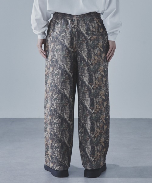 SLICK(スリック)の「【SLICK/スリック】Camouflage Print Wide Sweat Pants/カモフラージュスウェットワイドパンツ / ヘビィーウェイト/セットアップ(スウェットパンツ・メンズ・ウッドランド/リアルツリーカモ・1/2/3)」の4枚目の写真