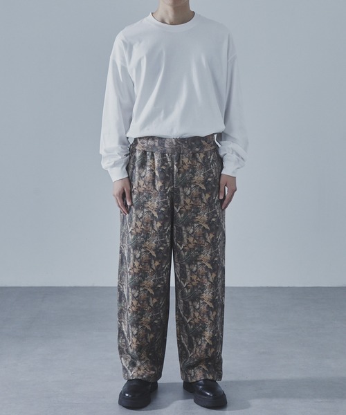 SLICK(スリック)の「【SLICK/スリック】Camouflage Print Wide Sweat Pants/カモフラージュスウェットワイドパンツ / ヘビィーウェイト/セットアップ(スウェットパンツ・メンズ・ウッドランド/リアルツリーカモ・1/2/3)」の5枚目の写真