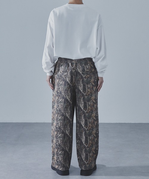 SLICK(スリック)の「【SLICK/スリック】Camouflage Print Wide Sweat Pants/カモフラージュスウェットワイドパンツ / ヘビィーウェイト/セットアップ(スウェットパンツ・メンズ・ウッドランド/リアルツリーカモ・1/2/3)」の21枚目の写真