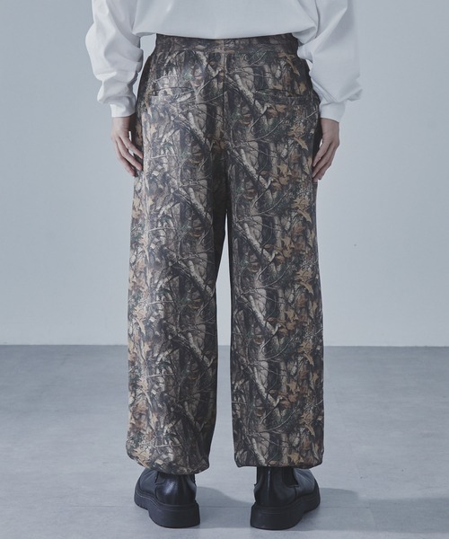 SLICK(スリック)の「【SLICK/スリック】Camouflage Print Wide Sweat Pants/カモフラージュスウェットワイドパンツ / ヘビィーウェイト/セットアップ(スウェットパンツ・メンズ・ウッドランド/リアルツリーカモ・1/2/3)」の16枚目の写真