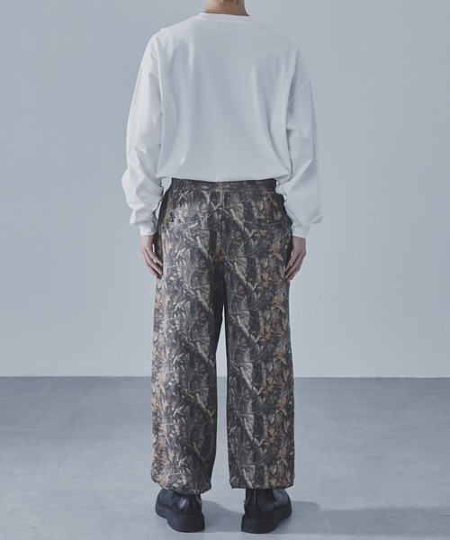 SLICK(スリック)の「【SLICK/スリック】Camouflage Print Wide Sweat Pants/カモフラージュスウェットワイドパンツ / ヘビィーウェイト/セットアップ(スウェットパンツ・メンズ・ウッドランド/リアルツリーカモ・1/2/3)」の12枚目の写真