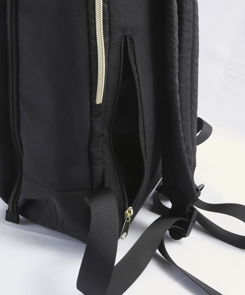 Legato Largo(レガートラルゴ)の「Legato Largo レガートラルゴ 洗えるカバンナイロンリュック LT-E1331(バックパック/リュック・レディース・ナチュラル・FREE)」の5枚目の写真
