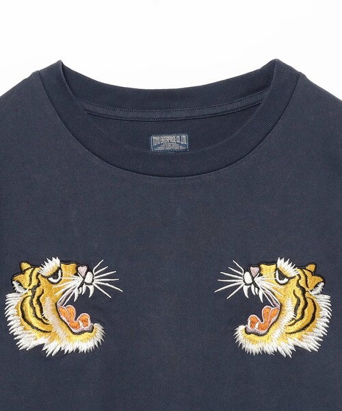 テーラー東洋 / SUKA T-SHIRT EMBROIDERED “TIGER”（Tシャツ
