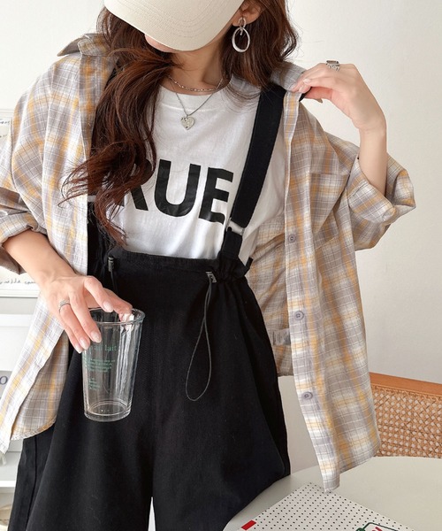 Java(ジャバ)の「【予約受付中】《JaVaジャバコラボ》セミワイドシルエットでゆったりカバー♪綿100%で快適◎ワークデニム サロペット(サロペット/オーバーオール・レディース・ブラック/ナチュラル/インディゴブルー・LARGE/SMALL/X-LARGE/MEDIUM)」の19枚目の写真