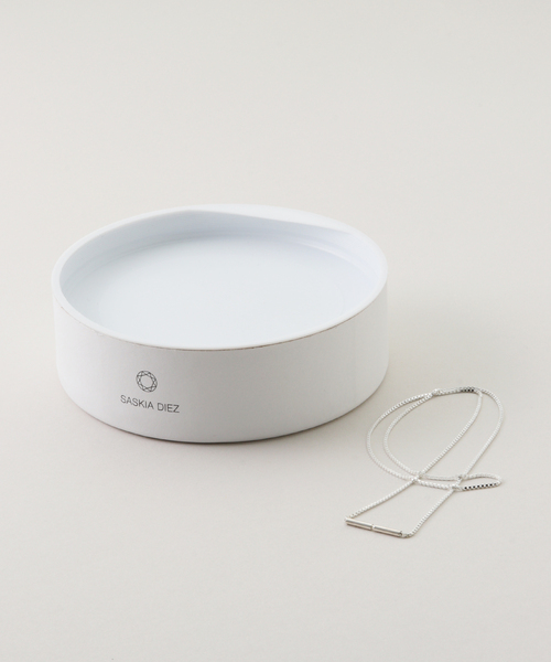 FRAMeWORK（フレームワーク）の「SASKIA DIEZ/サスキア ディツ FINE NECKLACE CUBIC (シルバー)（ネックレス・レディース・シルバー・FREE）」の3枚目の写真