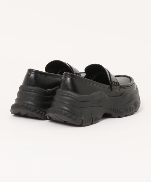 JELLY BEANS(ジェリービーンズ)の「スニーカーソールローファー(210-55384)JELLY BEANS(ジェリービーンズ)(ローファー・レディース・ブラック/ダークブラウン/ブラック系・S/L/M/LL)」の21枚目の写真