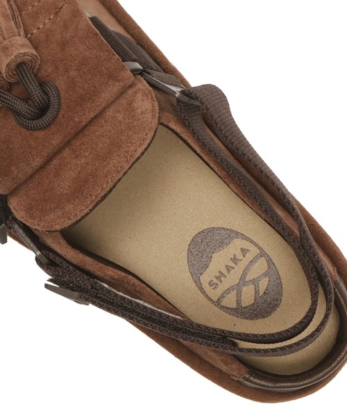 SHAKA(シャカ)の「MOC MULE TASSEL SUEDE SK-296(サンダル・メンズ・レッド・4/5/6/7/8/9/10/11)」の6枚目の写真