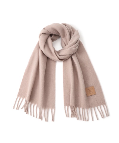 JILL by JILL STUART(ジルバイジルスチュアート)の「◇レザータグループヤーンストール/マフラー ギフト/プレゼント(マフラー・レディース・ベージュ/ホワイト/ピンク/ブルー・FREE)」の13枚目の写真