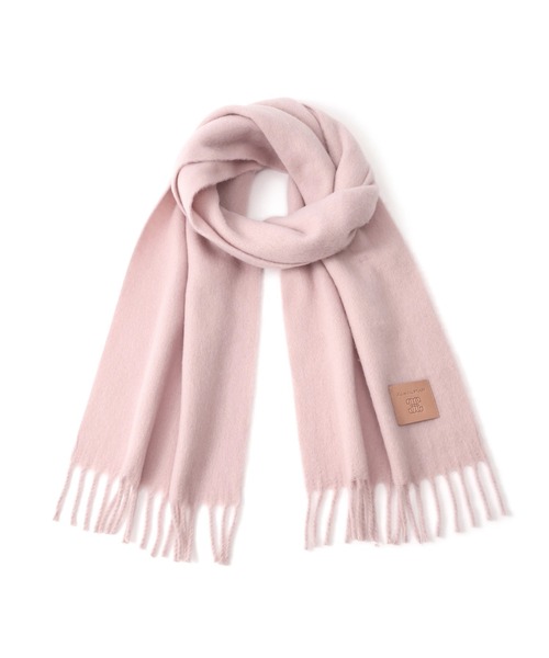 JILL by JILL STUART(ジルバイジルスチュアート)の「◇レザータグループヤーンストール/マフラー ギフト/プレゼント(マフラー・レディース・ベージュ/ホワイト/ピンク/ブルー・FREE)」の14枚目の写真