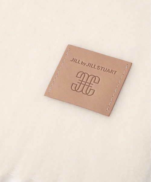 JILL by JILL STUART(ジルバイジルスチュアート)の「◇レザータグループヤーンストール/マフラー ギフト/プレゼント(マフラー・レディース・ベージュ/ホワイト/ピンク/ブルー・FREE)」の17枚目の写真