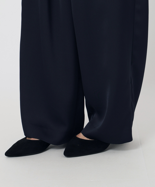 VERMEIL par iena（ヴェルメイユパーイエナ）の「《追加》サテンオールインワン（つなぎ/オールインワン・レディース・ネイビー/カーキ・36/38）」の20枚目の写真