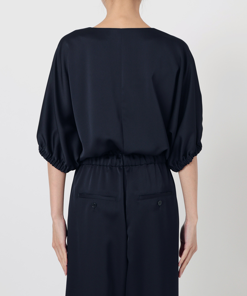 VERMEIL par iena（ヴェルメイユパーイエナ）の「《追加》サテンオールインワン（つなぎ/オールインワン・レディース・ネイビー/カーキ・36/38）」の21枚目の写真