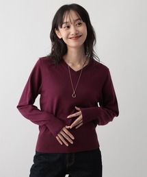 FOUND GOOD | メンカシミヤVネックニット(ニット/セーター)