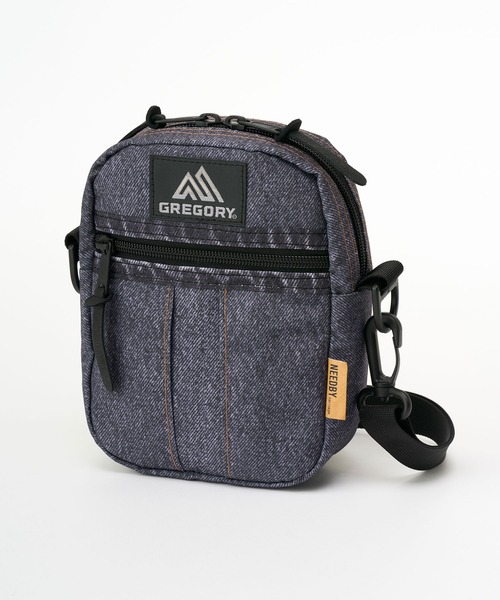 GREGORY(グレゴリー)の「クイックポケットM QUICK POCKET M ブラックデニムNeedby(ショルダーバッグ・メンズ・ブラック系その他・ONE SIZE)」の1枚目の写真