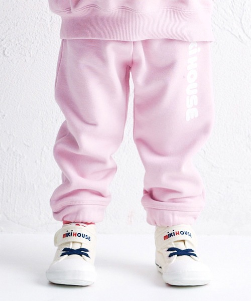 MIKI HOUSE(ミキハウス)の「【WEB限定】ロゴパンツ(その他パンツ・キッズ・ベージュ/ロイヤルブルー/ラベンダー/ブラック・80cm/90cm/100cm/110cm/120cm/130cm)」の4枚目の写真