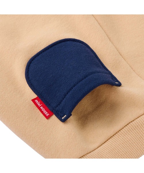 MIKI HOUSE(ミキハウス)の「【WEB限定】ロゴパンツ(その他パンツ・キッズ・ベージュ/ロイヤルブルー/ラベンダー/ブラック・80cm/90cm/100cm/110cm/120cm/130cm)」の7枚目の写真