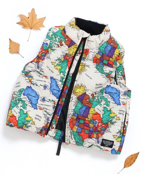 BREEZE（ブリーズ）の「【洗える】ふわ軽インサーレーションベスト_ジュニア対応（ダウンベスト・キッズ・ブラック/ベージュ/その他11/オリーブ/ピンク・90/100/110/120/80/130/140/150/160）」の5枚目の写真