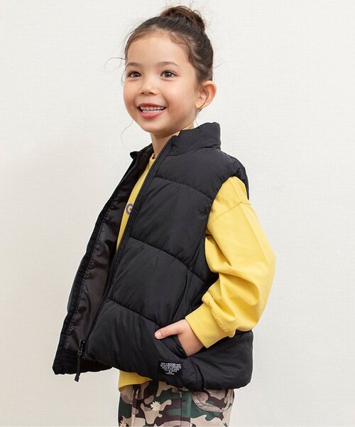 洗える】ふわ軽インサーレーションベスト_ジュニア対応（ダウンベスト