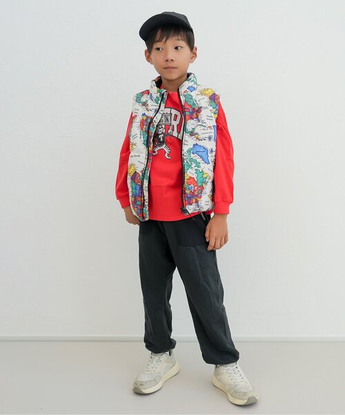 BREEZE（ブリーズ）の「【洗える】ふわ軽インサーレーションベスト_ジュニア対応（ダウンベスト・キッズ・ブラック/ベージュ/その他11/オリーブ/ピンク・90/100/110/120/80/130/140/150/160）」の12枚目の写真