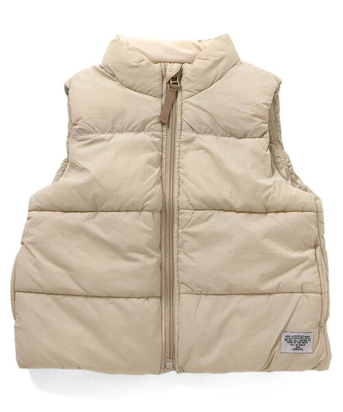 洗える】ふわ軽インサーレーションベスト_ジュニア対応（ダウンベスト