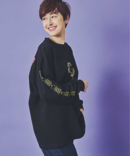 JACKROSE(ジャックローズ)の「YOIDORE ジンディンロウ コラボ ロン TEE(Tシャツ/カットソー・メンズ・ブラック/ホワイト・M/L/XL)」の4枚目の写真