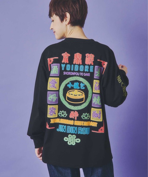 JACKROSE(ジャックローズ)の「YOIDORE ジンディンロウ コラボ ロン TEE(Tシャツ/カットソー・メンズ・ブラック/ホワイト・M/L/XL)」の7枚目の写真
