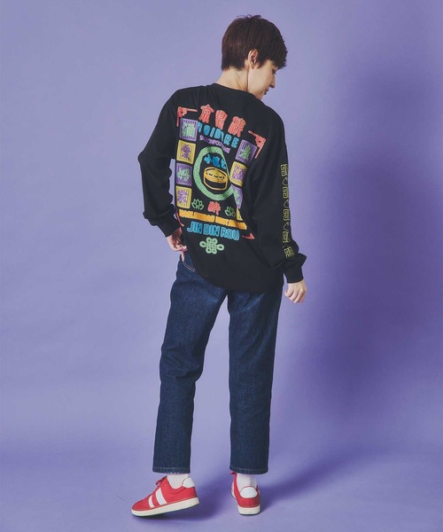 JACKROSE(ジャックローズ)の「YOIDORE ジンディンロウ コラボ ロン TEE(Tシャツ/カットソー・メンズ・ブラック/ホワイト・M/L/XL)」の18枚目の写真