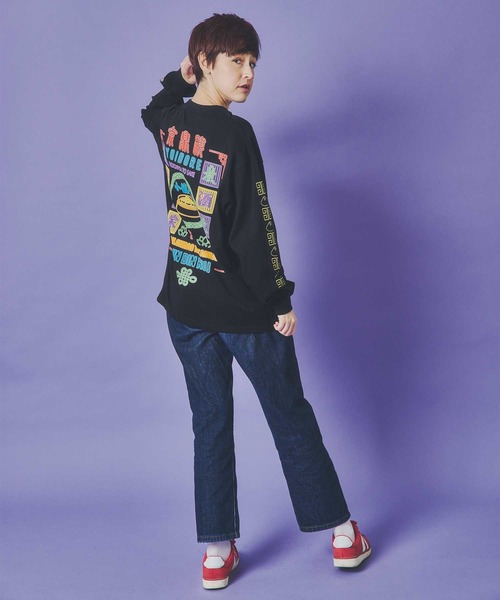 JACKROSE(ジャックローズ)の「YOIDORE ジンディンロウ コラボ ロン TEE(Tシャツ/カットソー・メンズ・ブラック/ホワイト・M/L/XL)」の19枚目の写真