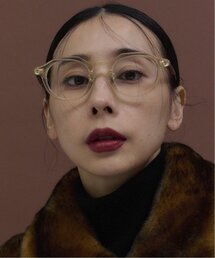 Zoff(ゾフ)の【黒石奈央子さん コラボ】 Zoff|Naoko Kuroishi ボストン型 メガネ|クラウンパント 眼鏡 伊達めがね 度付き(レンズ交換券付) ユニセックス おしゃれ(メガネ)