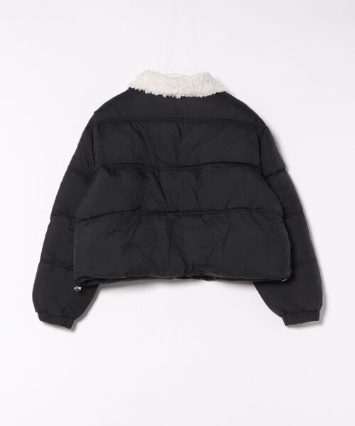 Ritzy（リッツィー）の「フロントリボンデザイン 衿ボアエコダウンジャケット（ダウンジャケット/コート・レディース・ブラック/ブルー/イエロー/アイボリー・M/L）」の10枚目の写真