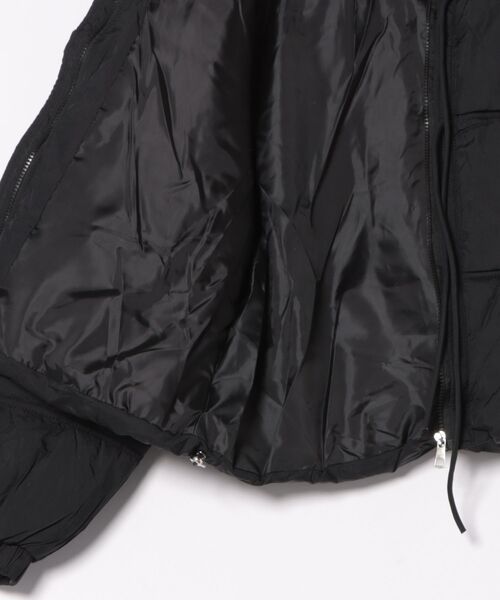 Ritzy（リッツィー）の「フロントリボンデザイン 衿ボアエコダウンジャケット（ダウンジャケット/コート・レディース・ブラック/ブルー/イエロー/アイボリー・M/L）」の9枚目の写真