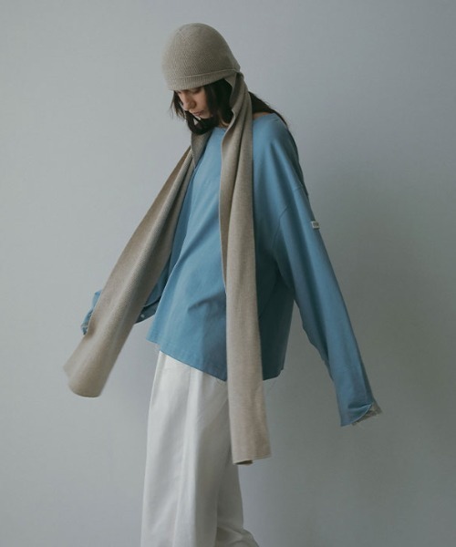 セール】ホールガーメントストールニットキャップ（ニットキャップ