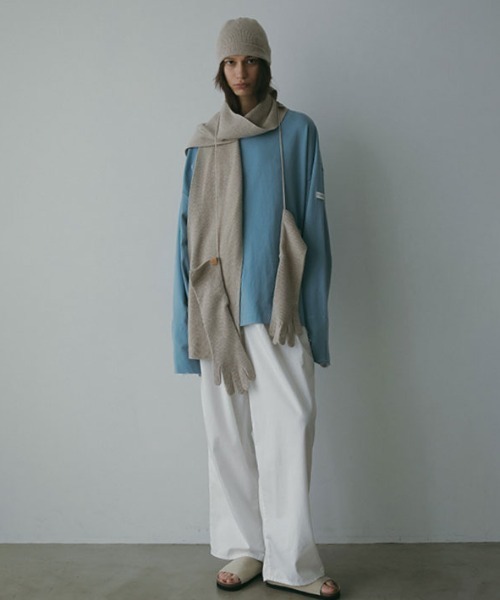 セール】ホールガーメントストールニットキャップ（ニットキャップ