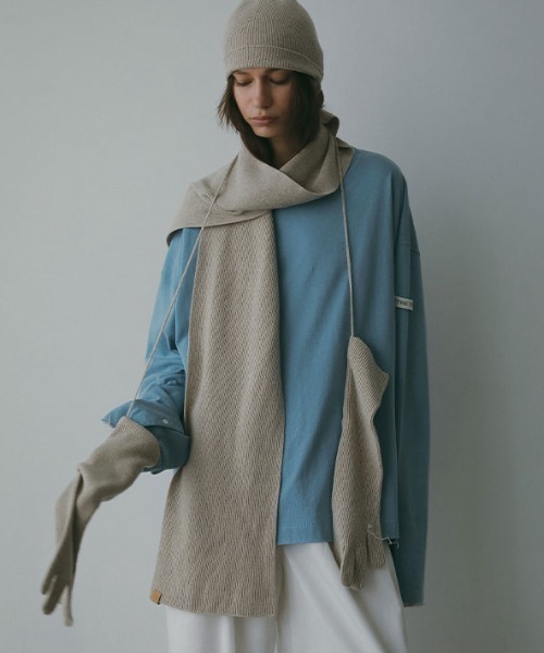 セール】ホールガーメントストールニットキャップ（ニットキャップ