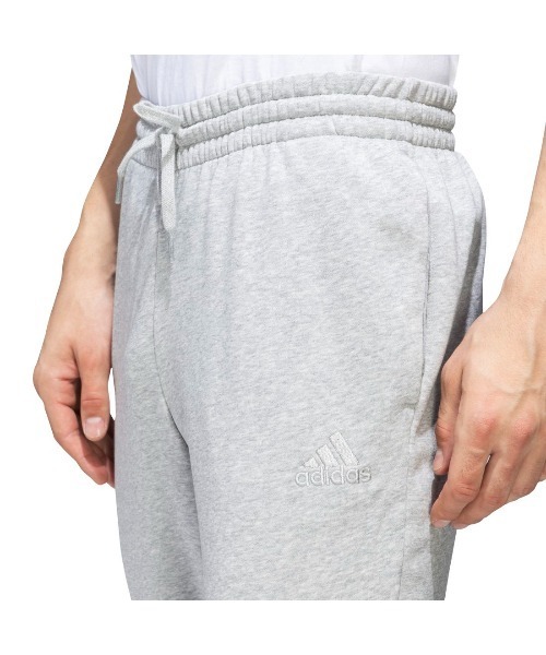 adidas(アディダス)の「アディダス adidas エッセンシャルズ フレンチテリー テーパード カフ ロゴパンツ(スウェットパンツ・メンズ・グレー/ブラック・S/M/L/LL/3L)」の6枚目の写真