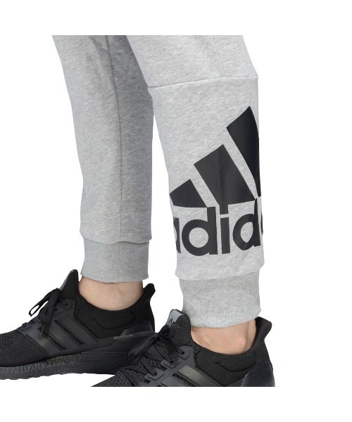 adidas(アディダス)の「アディダス adidas エッセンシャルズ フレンチテリー テーパード カフ ロゴパンツ(スウェットパンツ・メンズ・グレー/ブラック・S/M/L/LL/3L)」の7枚目の写真