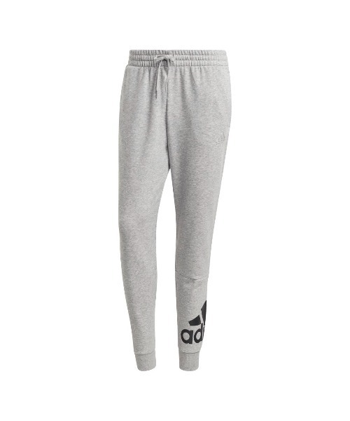 adidas(アディダス)の「アディダス adidas エッセンシャルズ フレンチテリー テーパード カフ ロゴパンツ(スウェットパンツ・メンズ・グレー/ブラック・S/M/L/LL/3L)」の9枚目の写真