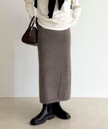 シャギーニットスカート