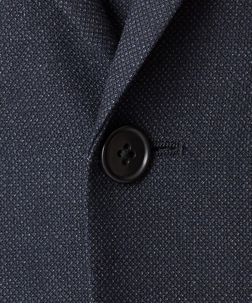 green label relaxing(グリーンレーベルリラクシング)の「A+ TWPU バーズアイ 2B スリム ジャケット -ウォッシャブル・ストレッチ-(テーラードジャケット・メンズ・ダークブラウン/ネイビー/ダークグレー・M/XXL/L/S/XL)」の22枚目の写真