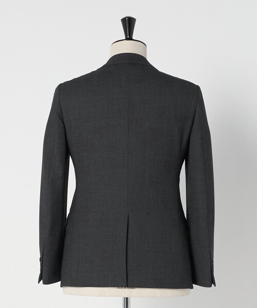 green label relaxing(グリーンレーベルリラクシング)の「A+ TWPU バーズアイ 2B スリム ジャケット -ウォッシャブル・ストレッチ-(テーラードジャケット・メンズ・ダークブラウン/ネイビー/ダークグレー・M/XXL/L/S/XL)」の10枚目の写真