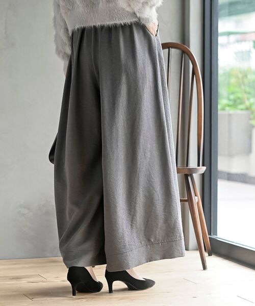 rps（アールピーエス）の「ピーチワッシャーガウチョパンツ（その他パンツ・レディース・チャコールグレー/ブラック/ブラウン・フリー）」の10枚目の写真