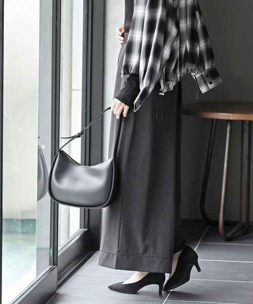 rps（アールピーエス）の「ピーチワッシャーガウチョパンツ（その他パンツ・レディース・チャコールグレー/ブラック/ブラウン・フリー）」の13枚目の写真