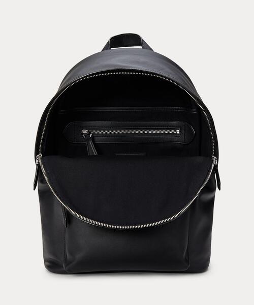POLO RALPH LAUREN(ポロ ラルフ ローレン)の「スムース レザー バックパック(バックパック/リュック・メンズ・ブラック系1・ONE)」の6枚目の写真