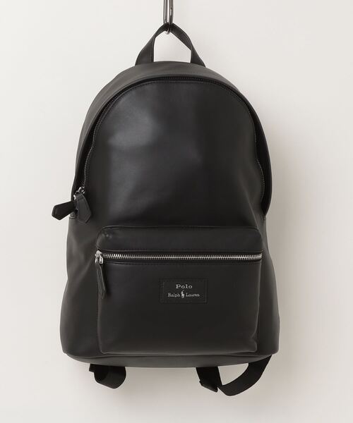 POLO RALPH LAUREN(ポロ ラルフ ローレン)の「スムース レザー バックパック(バックパック/リュック・メンズ・ブラック系1・ONE)」の9枚目の写真